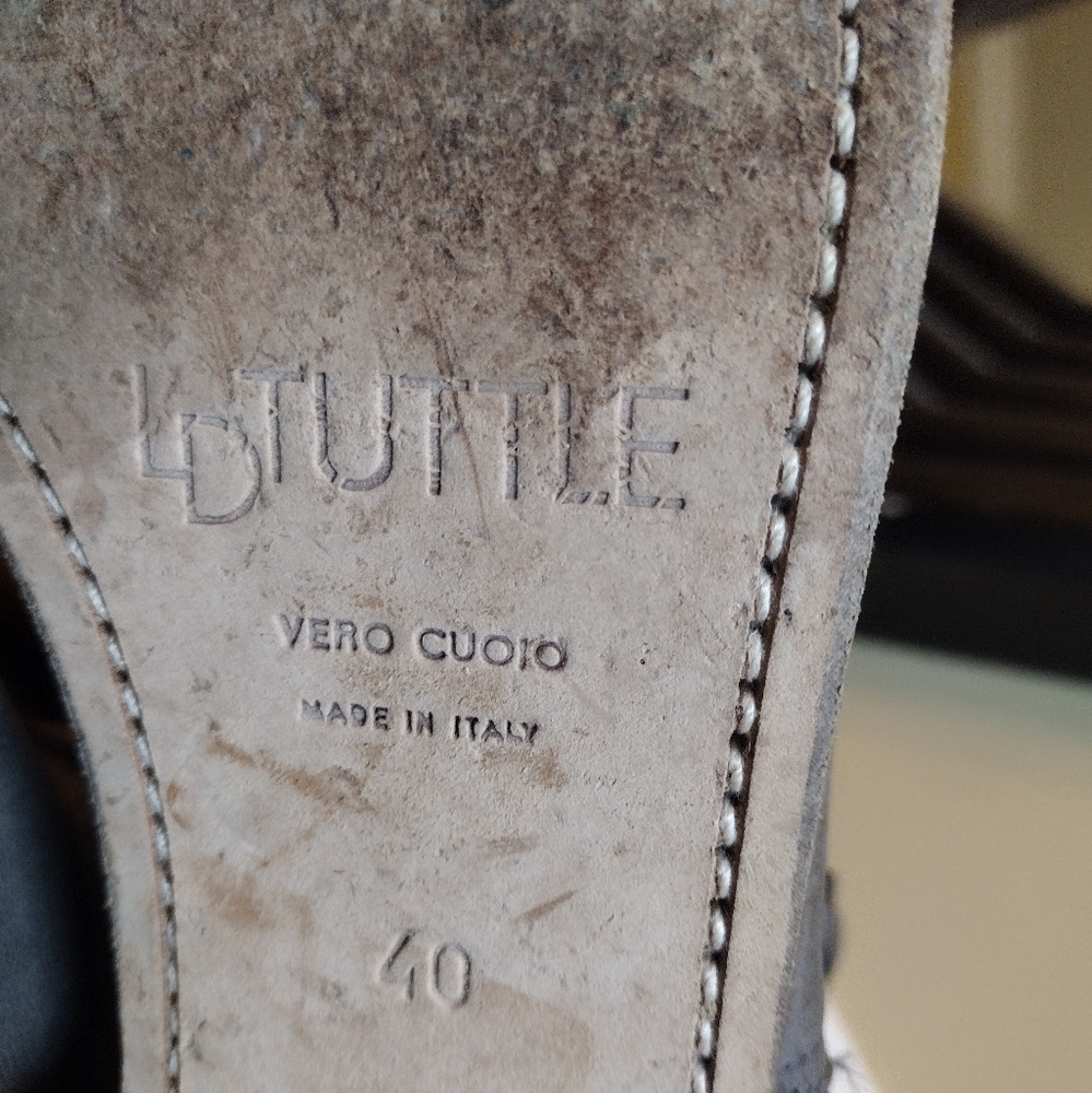 LD Tuttle Grey Artisan Riding Boots Size 40 (10) - Picture 14 of 15